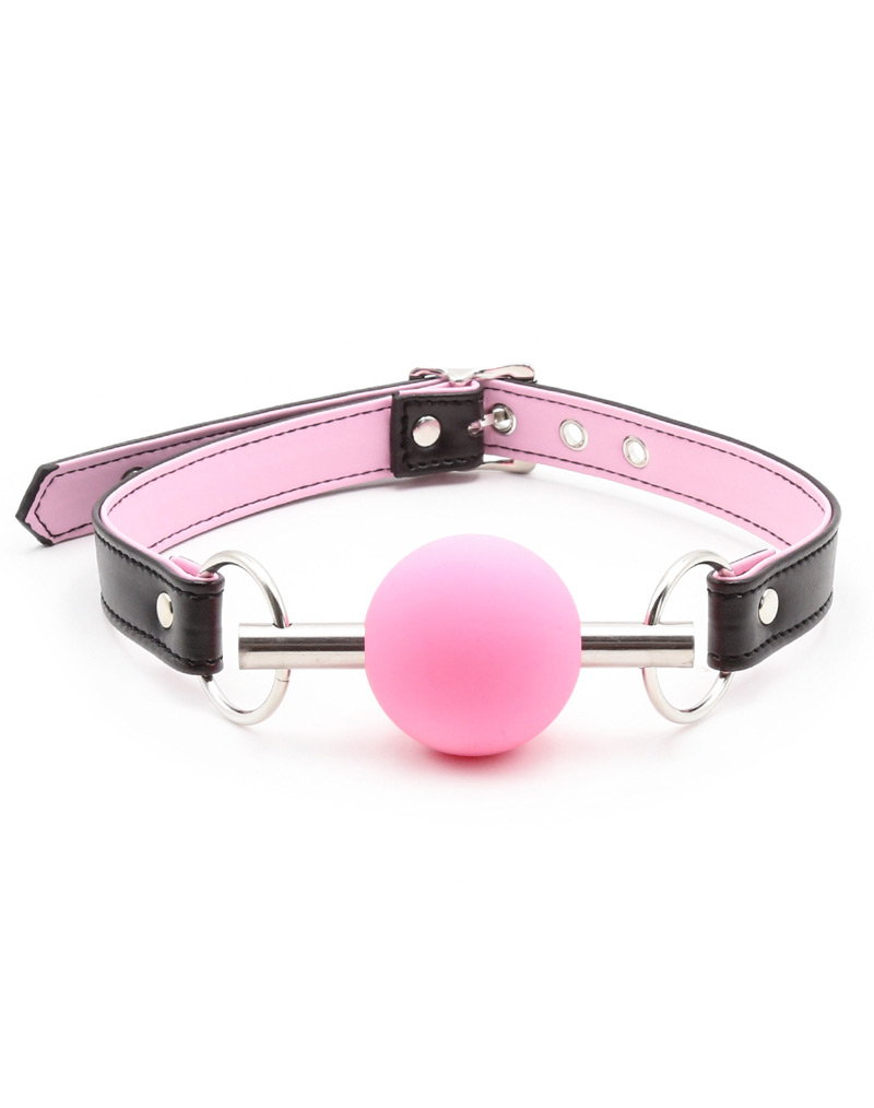 Pink Silicone Ball Gag