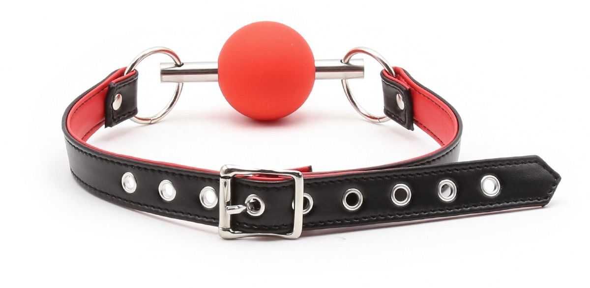 Red Silicone Ball Gag