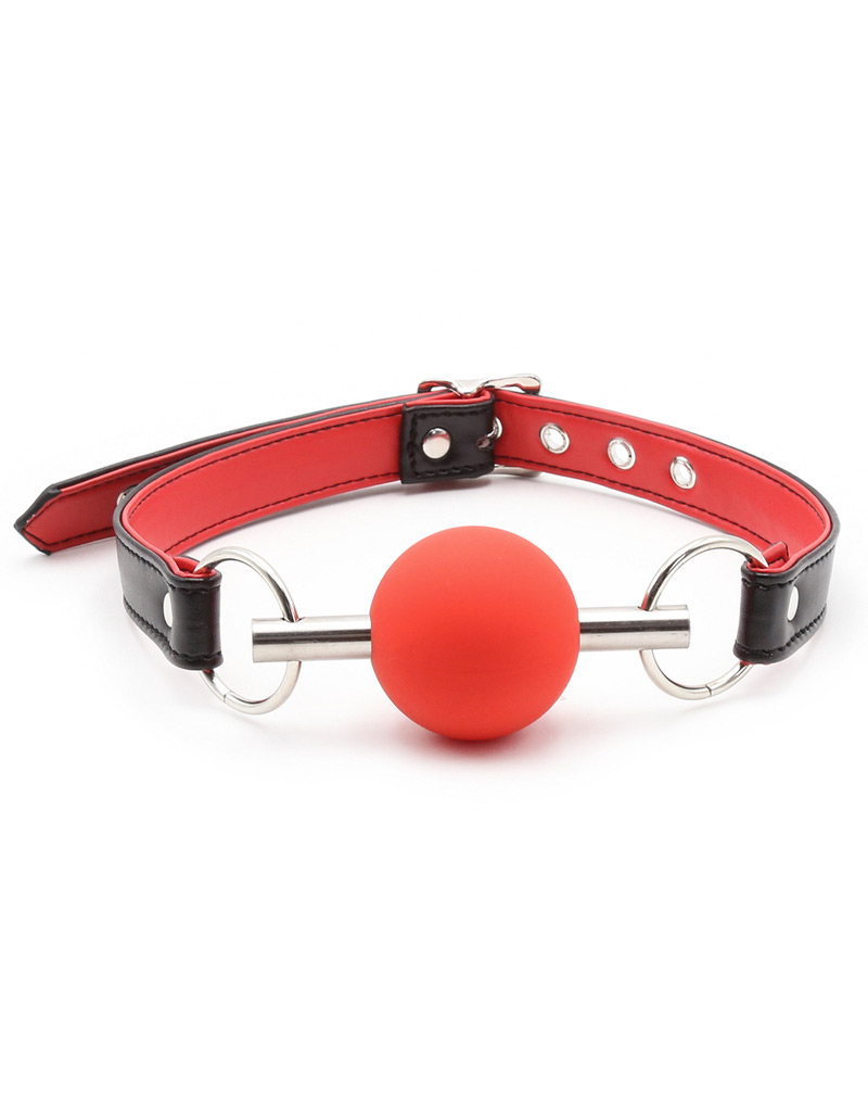 Red Silicone Ball Gag
