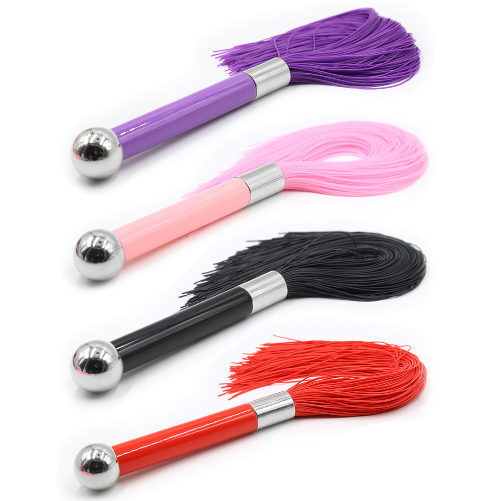 Silicone Tassel Flirting Whip