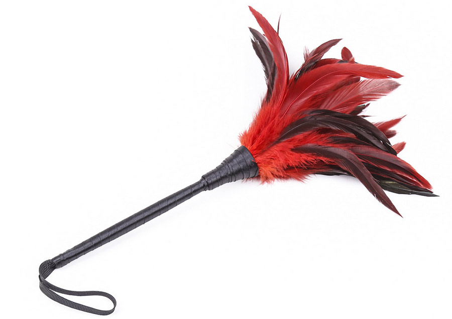 Feather Tickler Red