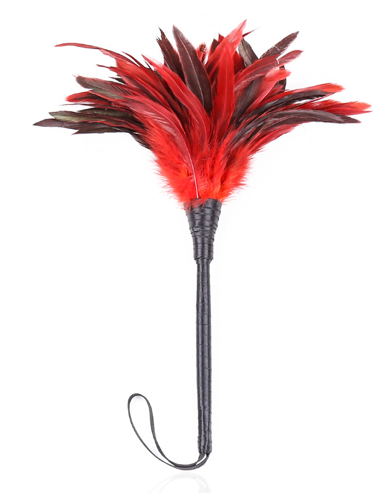 Feather Tickler Red