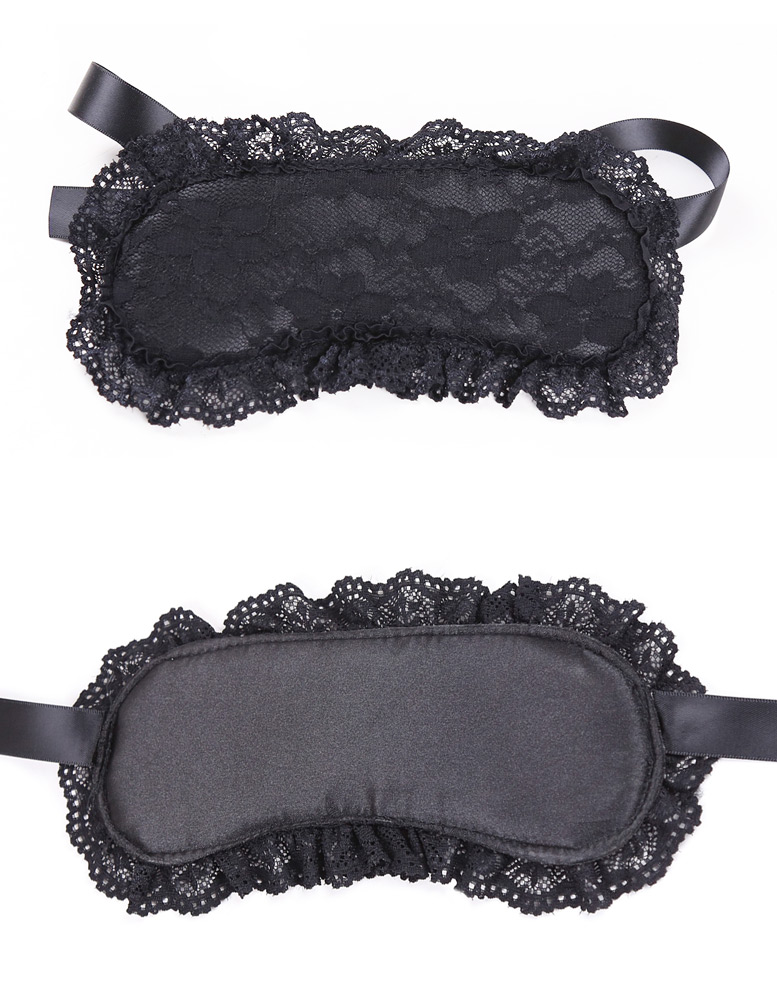 Lace Blindfold & Wrist Cuffs Set