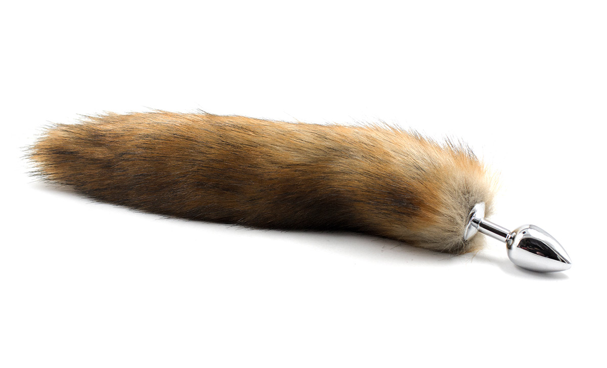 Faux Fox Tail Anal Plug Brown