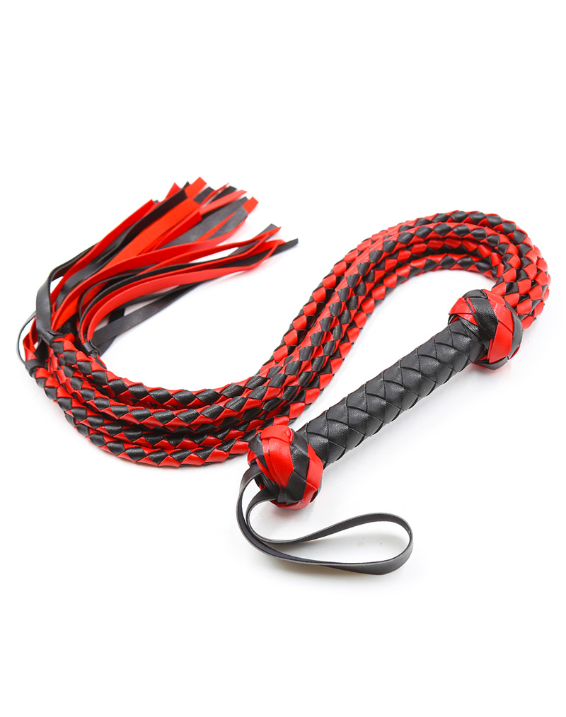 Braided PU Leather Whip