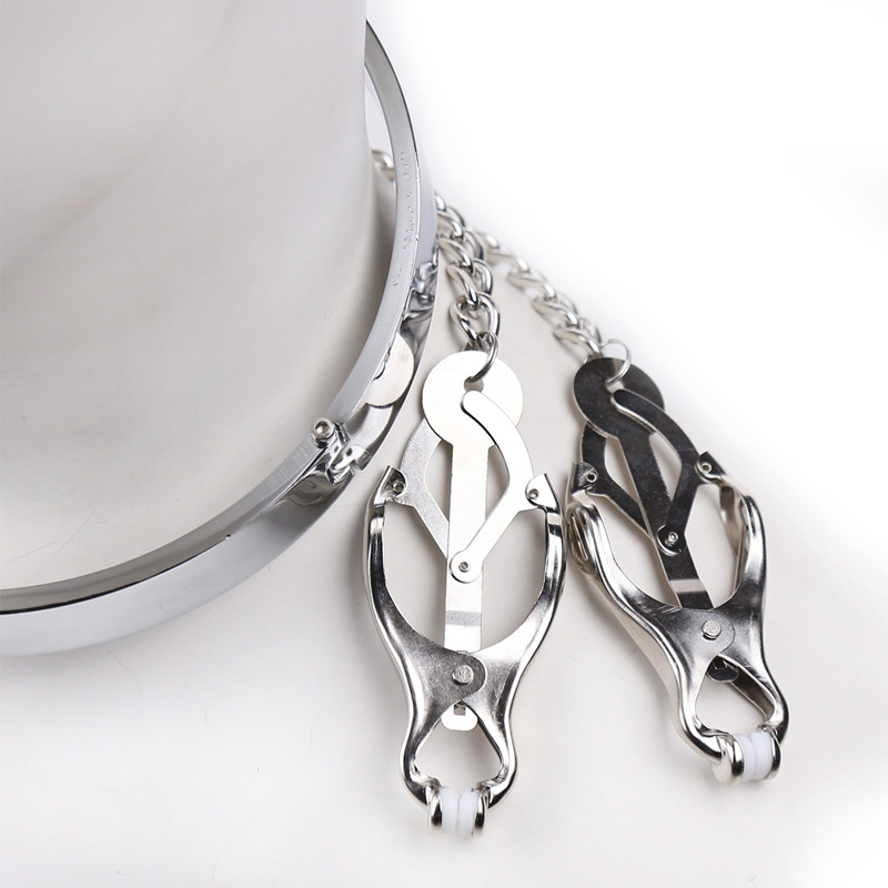 Stainless Collar & Nipple Clip Set