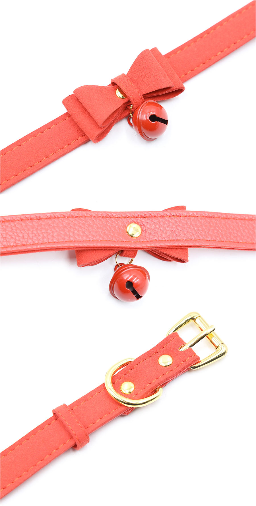 Red Bow Collar with Bell