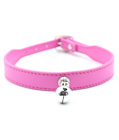 Pink PU Collar with Bell