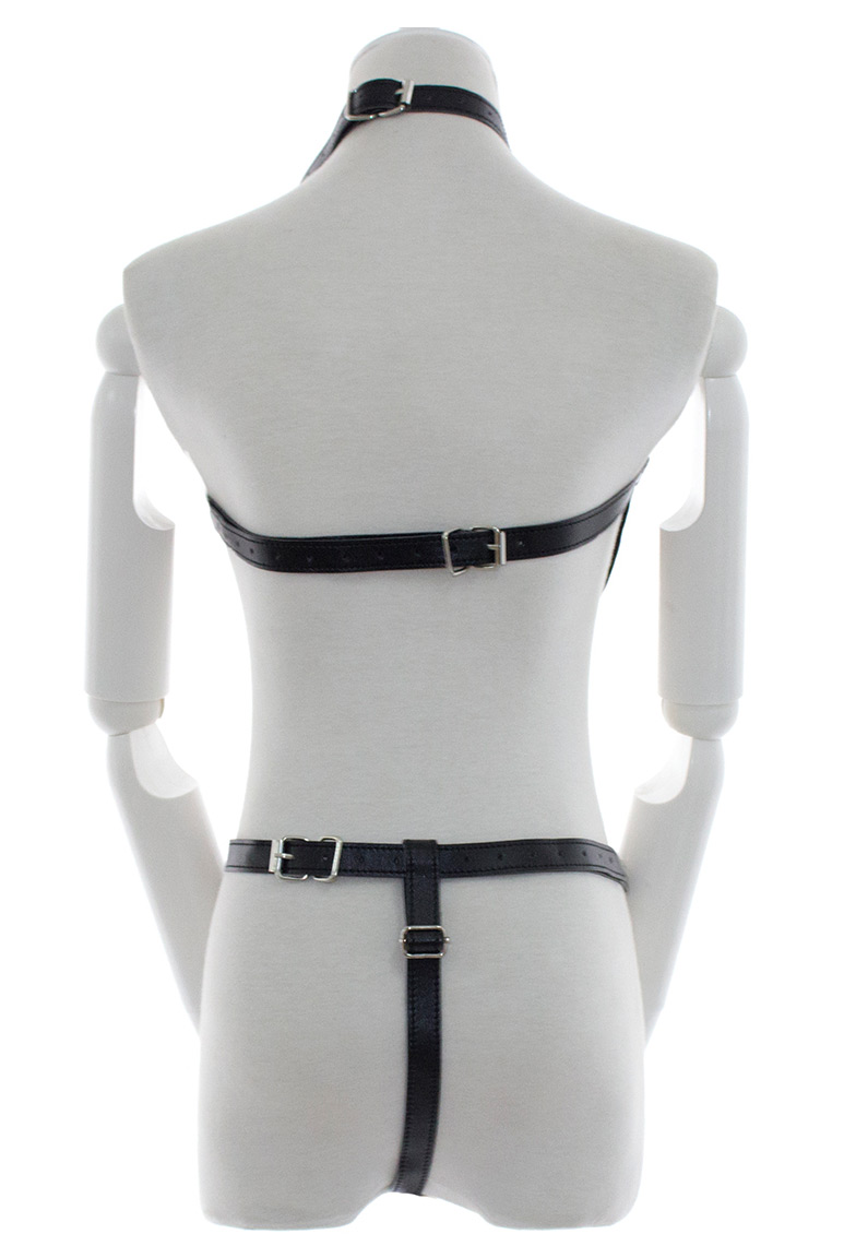 Adjustable PU Leather Harness Teddy