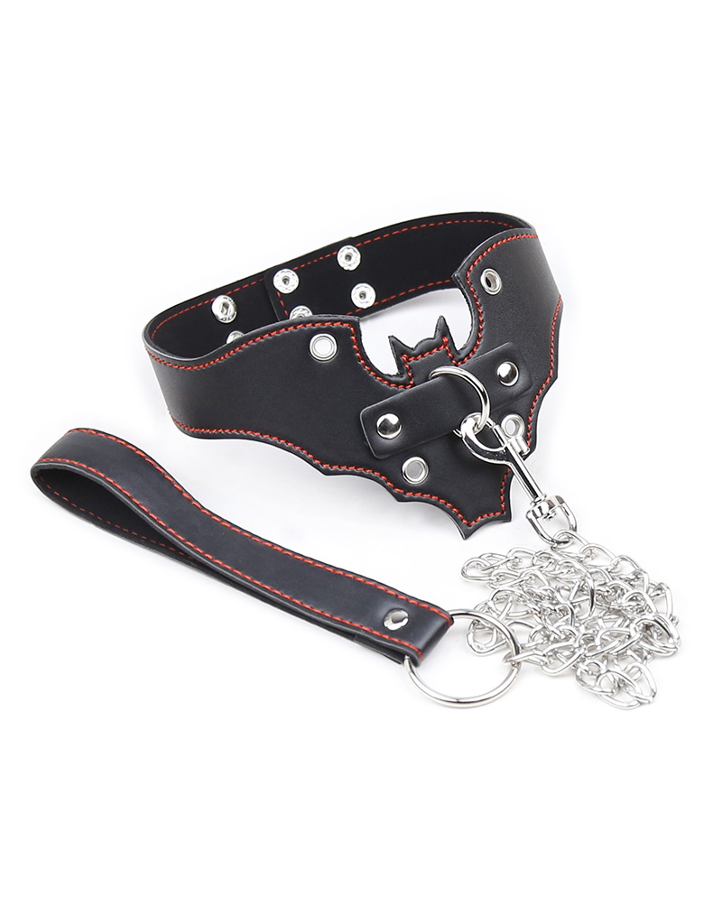 Bat Shape Collar & Leash Set