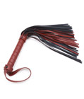 Burgundy PU Leather Whip