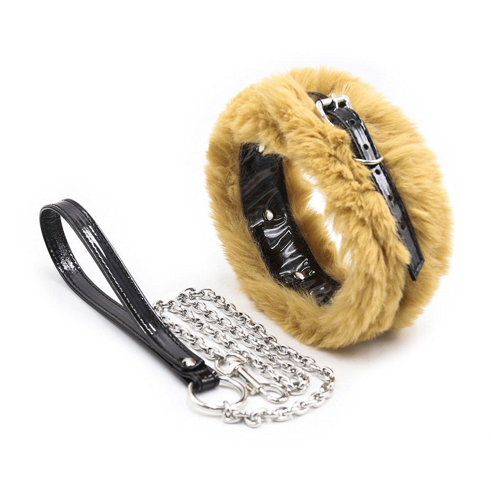 Fluffy Collar and Leash Set