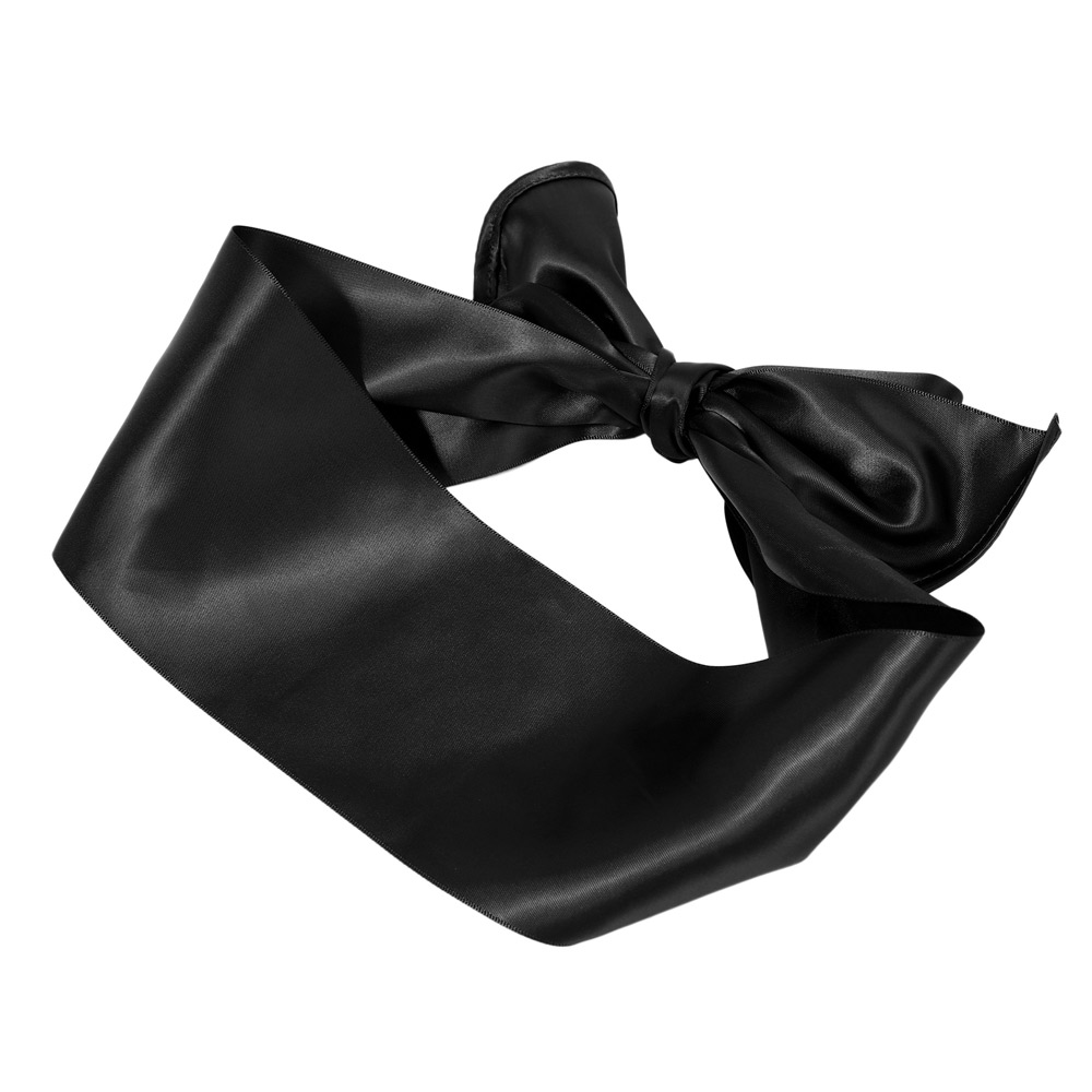 Satin Blindfold Black