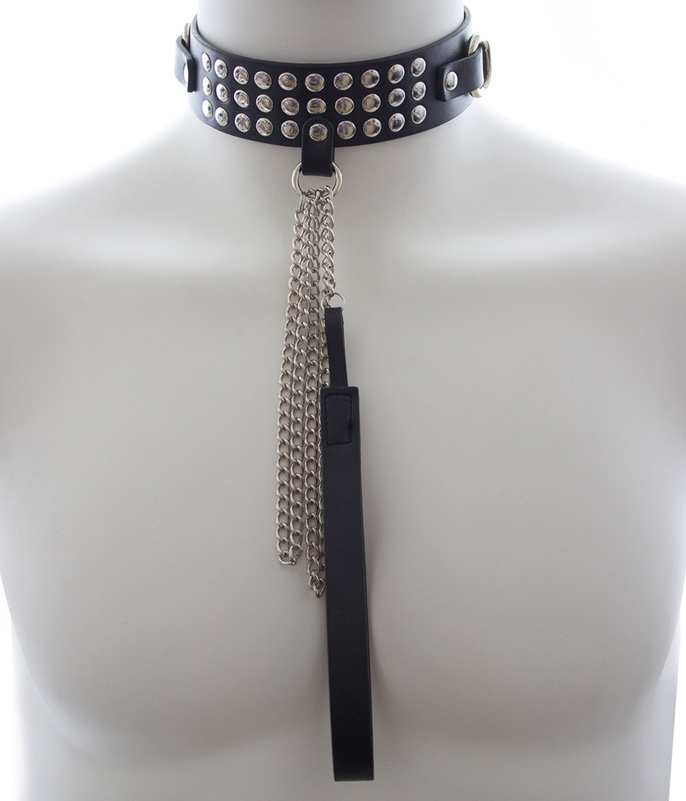 Punk Style Collar and Leash Set