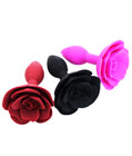 Romantic Rose Silicone Anal Plug