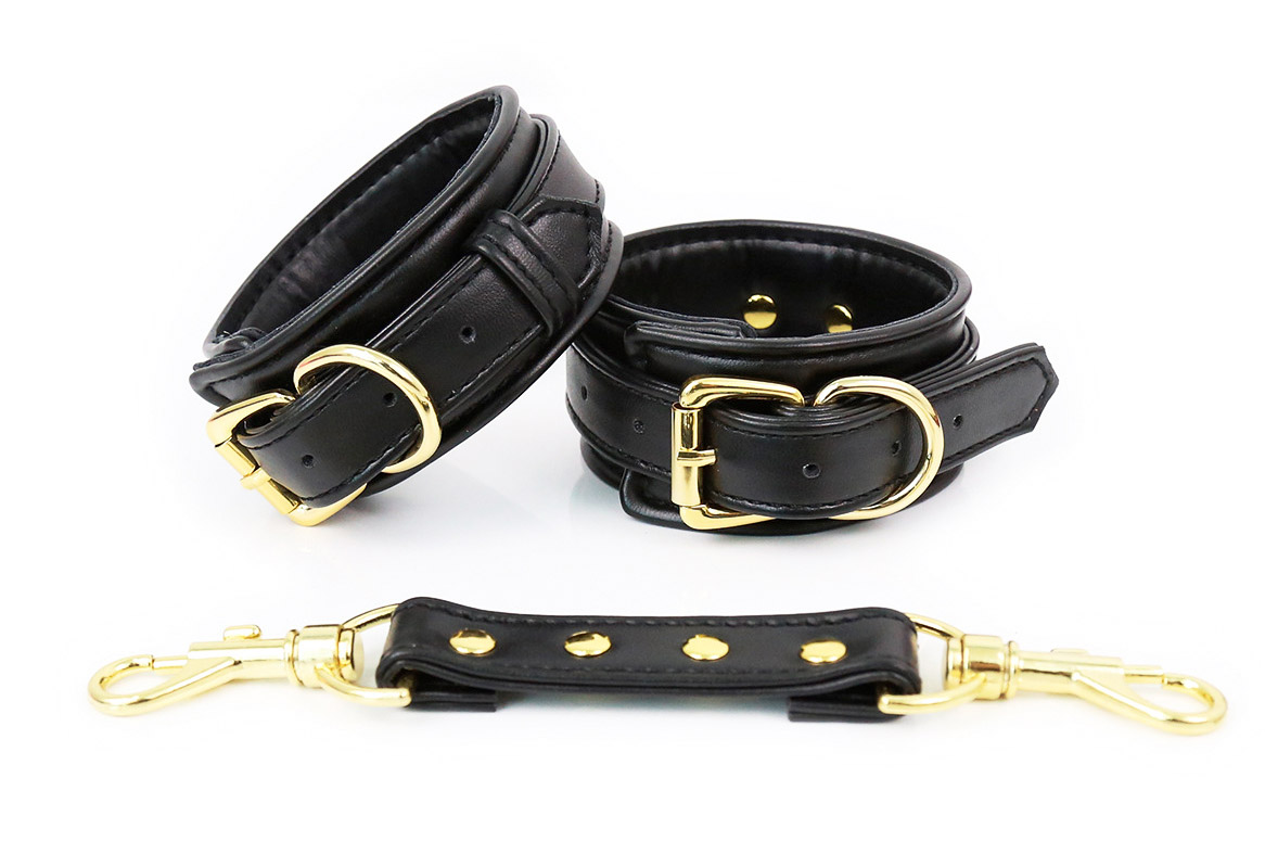 PU Leather Cuffs with Link