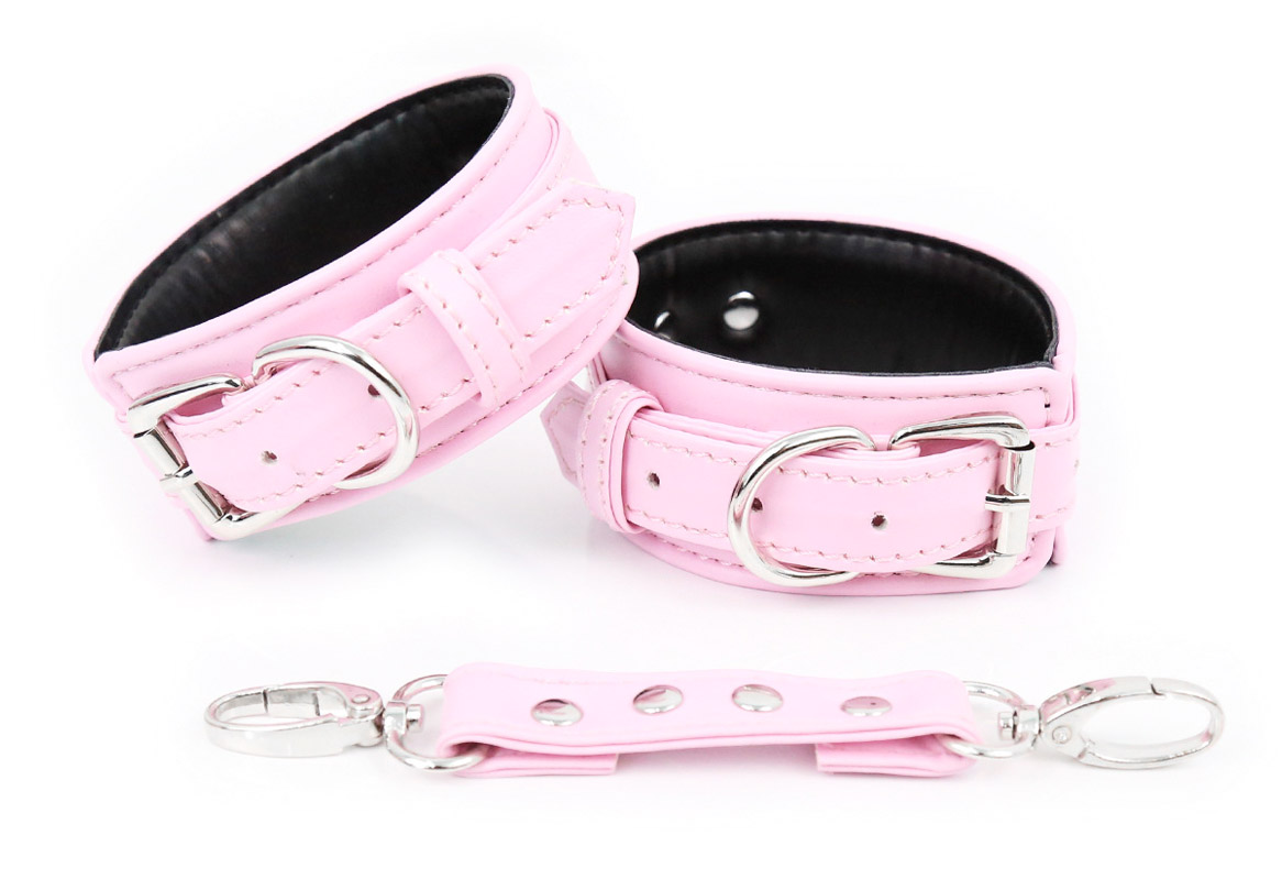 PU Leather Cuffs with Link