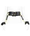 Waist Belt & Hand Cuffs Bondage Set