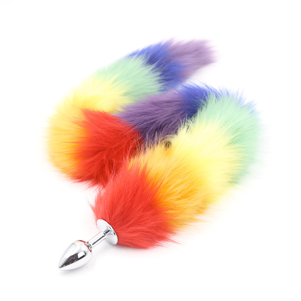 Rainbow Tail Anal Plug