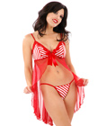 Sexy Peppermint Candy Babydoll