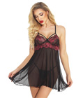 Floral Lace Top Babydoll