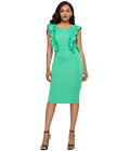 Sassy Sheath Dress Green