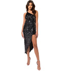 Sequin Party Dress Black