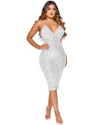 Flirty Sequin Dress White