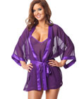 Plum Robe Set Purple