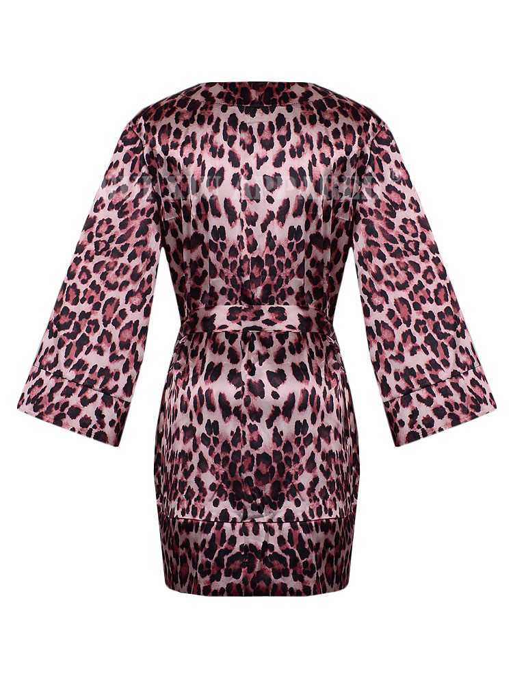 Leopard Print Robe