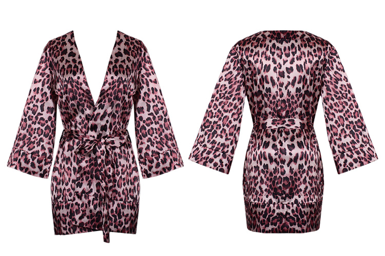 Leopard Print Robe