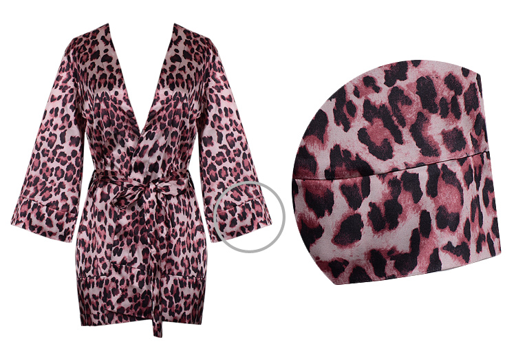 Leopard Print Robe