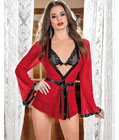 Robe With Bra Set