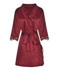 Classic Satin Robe Red