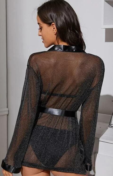 Shimmer Sheer Robe