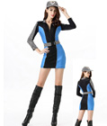 Racing Girls Costume Blue