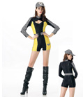 Racing Girls Costume Yellow