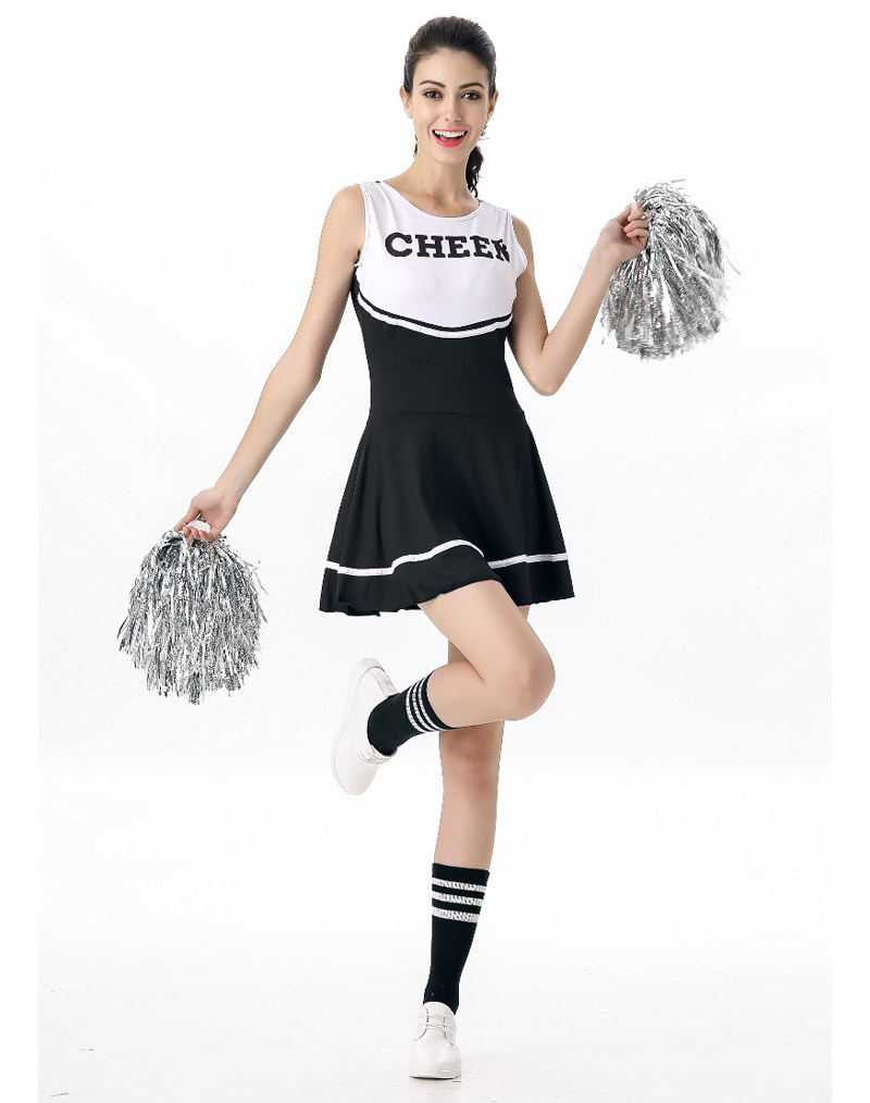 Sexy Cheerleader Costume Black