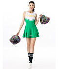 Sexy Cheerleader Costume Green