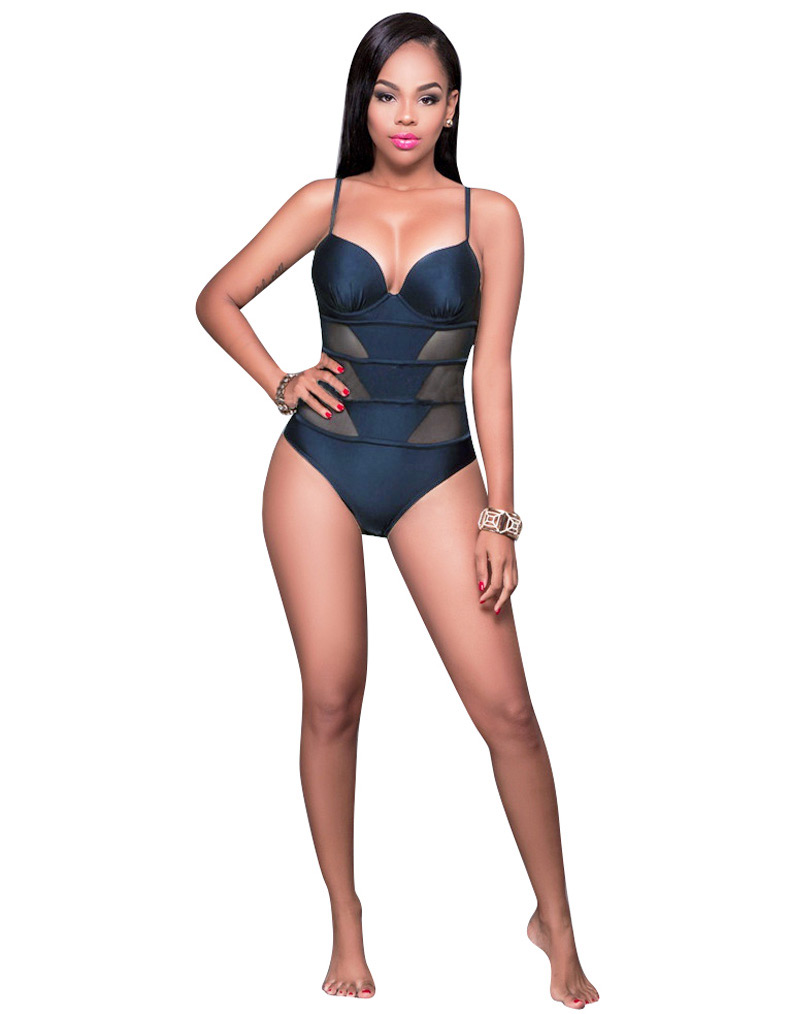 Black One Piece Swimsuit