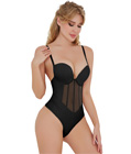 Built-in Bra Bodyshaper Black