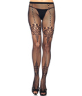 Chandelier Lace and Net Pantyhose