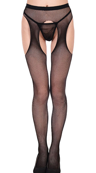 Fishnet Garterbelt Pantyhose