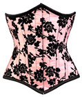 Floral Brocade Underbust Corset