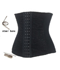 Underbust Waist Training Cincher Black