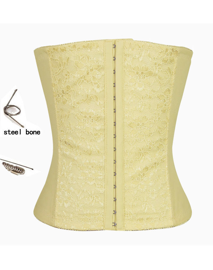 Underbust Waist Training Cincher Beige