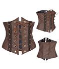 Leather Under-bust Punk Corset