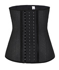 Breathable Latex Waist Trainer Corset Black