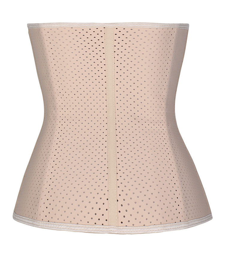 Breathable Latex Waist Trainer Corset Nude