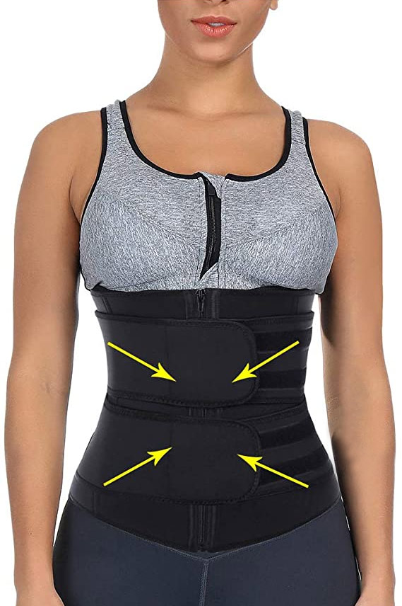 Waist Trainer Steel Boned Corset with Sticker